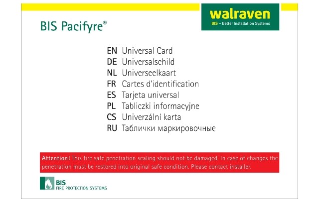 WALRAVEN BIS PACIFYRE samolepka