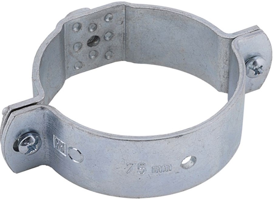 WALRAVEN BIS 434 objímka 250mm dvojšrobová M10, pre PE potrubia, oceľ, pozinkované