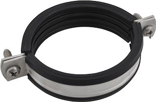 WALRAVEN BIS BIFIX 1301 objímka 159-168mm dvojšrobová, nerezová oceľ