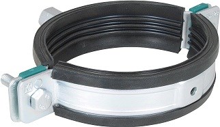 WALRAVEN BIS objímka 194-204mm, M10/12, dvojdielna, pre ťažké upevnenie HD1501, oceľ