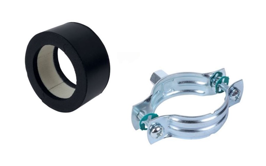 WALRAVEN BISOFIX E19 izolačné púzdro 33,7-35,0mm s 2S objímkou M8/10, oceľ