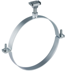 GEBERIT PLUVIA rúrová objímka DN250, s nátrubkom M16, oceľ, pozink