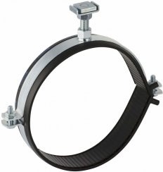 GEBERIT PLUVIA rúrková objímka DN250, s elektropáskom, pre pevný bod, oceľ, pozink