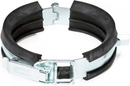 REHAU RAUPIANO PLUS vodiaca svorka DN110, s gumenou vložkou, oceľ, pozink