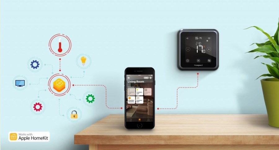 RESIDEO HONEYWELL HOME LYRIC T6R priestorový termostat, s prijímačom, bezdrôtový