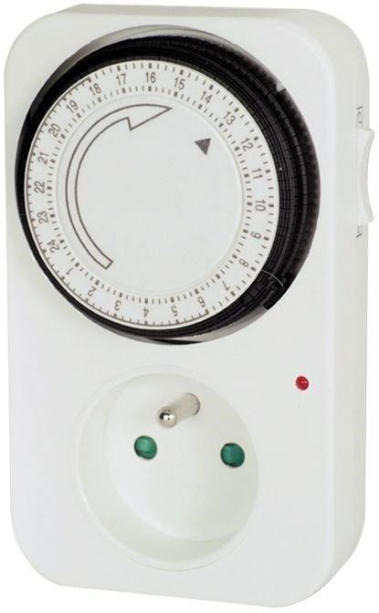ELEKTROBOCK spínacia zásuvka 230V mechanická, biela