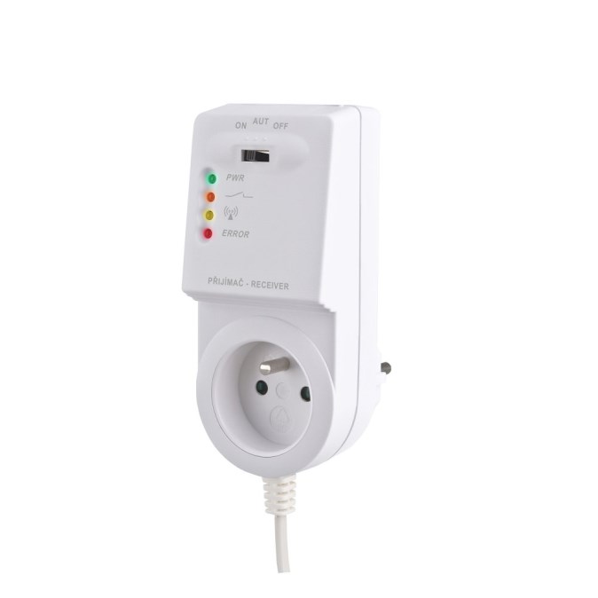 ELEKTROBOCK priestorový termostat, s GSM modulom a prijímačom do zásuvky, bezdrôtový