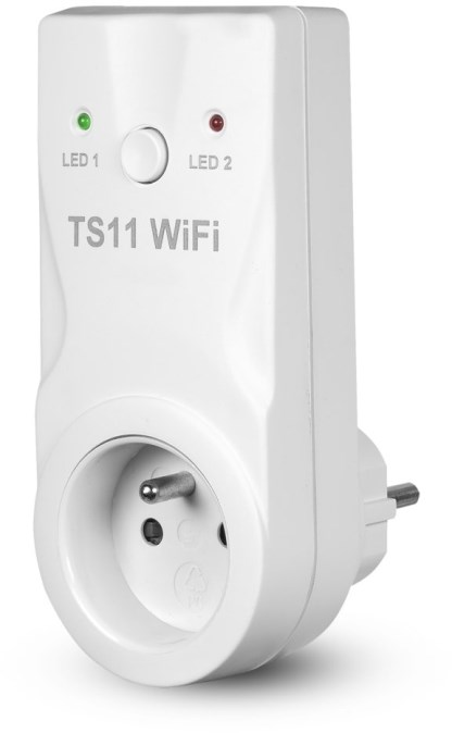 ELEKTROBOCK TS11 WIFI inteligentná časovo spínaná zásuvka, biela
