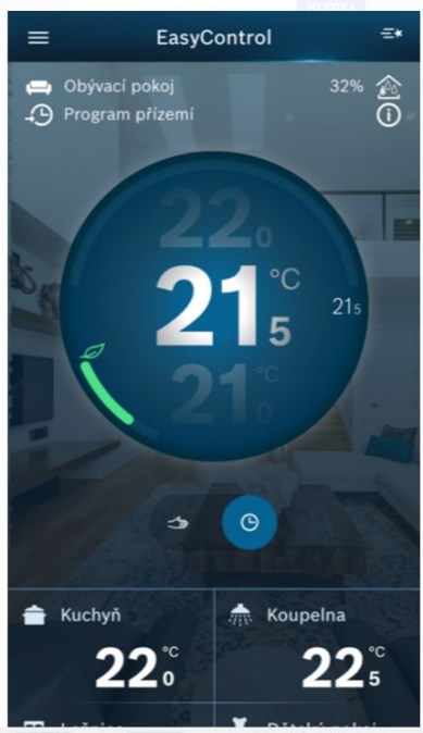 BOSCH EASYCONTROL set CT 200 priestorový termostat, s 3 bezdrôtovými hlavicami, drôtový, Wi-Fi (sada)