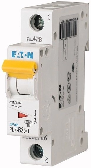 EATON PL7-B25/1 istič 10kA, 10A, B, jednopólový