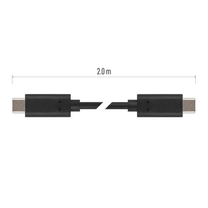EMOS nabíjací a dátový kábel 2 m, USB-C/USB-C