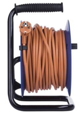EMOS predlžovací kábel na bubne 25m, 230V, 1,5mm2, 4 zásuvky, PVC