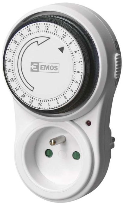 EMOS TF-16 spínacia zásuvka 230V~/16A, mechanická