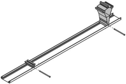TRIC DUO 10° set profilov 1389mm, konštrukcia na rovnú strechu