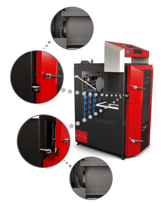 ATTACK 25 DPX PROFI kotol na drevo 25 kW, splyňovací