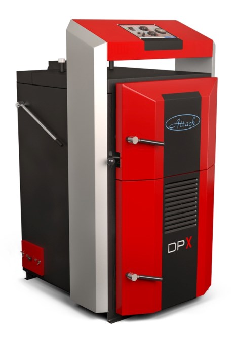 ATTACK 35 DPX STANDARD kotol na drevo 35 kW, splyňovací