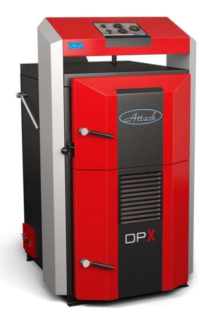 ATTACK 40 DPX STANDARD kotol na drevo 40 kW, splyňovací