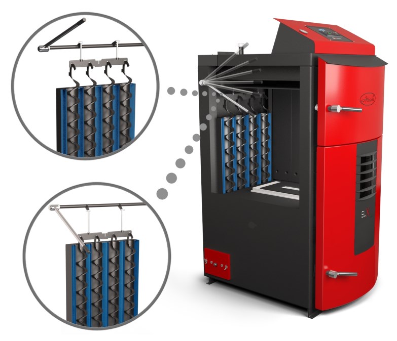 ATTACK 40 SLX PROFI kotol na drevo 40 kW, splyňovací