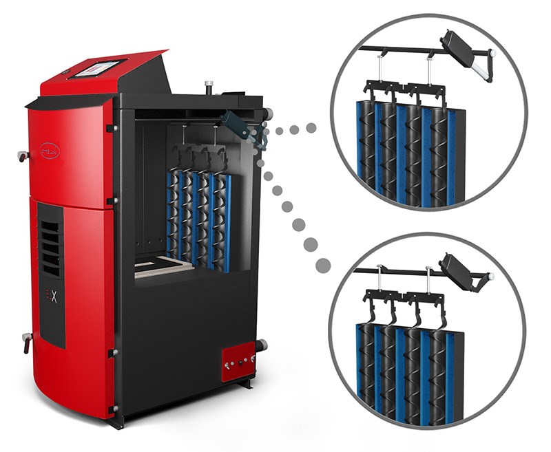 ATTACK SLX 30 LAMBDA TOUCH kotol na drevo 30 kW, splyňovací