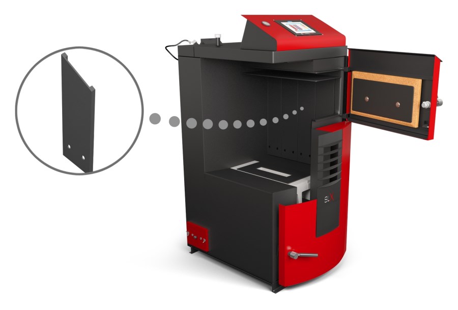ATTACK 55 SLX LAMBDA TOUCH kotol na drevo 55 kW, splyňovací