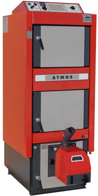 ATMOS DC32SP kotol na drevo/pelety 35 kW, splyňovací