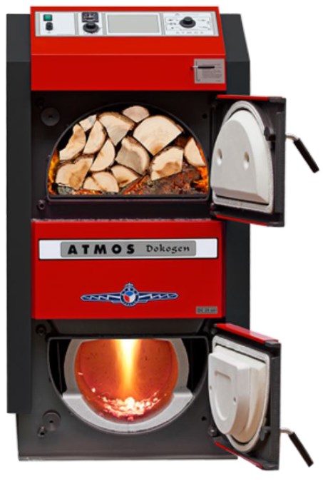 ATMOS DOKOGEN DC18GD kotol na drevo 19 kW, splyňovací, pravý