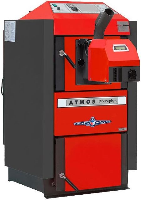 ATMOS DC 50S kotol na pelety 45 kW, splyňovací + úprava pre horák na pelety