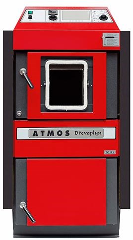 ATMOS DC 18 S kotol na drevo 20 kW, splyňovací, pravý + úprava pre horák na pelety