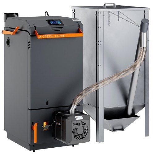 BLAZE HARMONY GREEN COMBI 18 kotol na drevo/pelety 18 kW