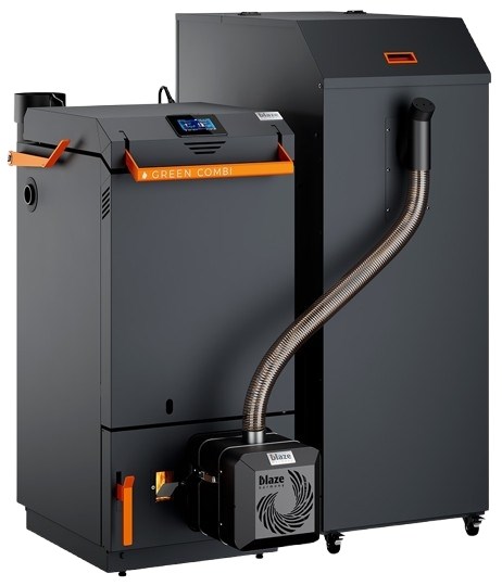 BLAZE HARMONY GREEN COMBI 33 kotol na drevo/pelety 32,5 kW