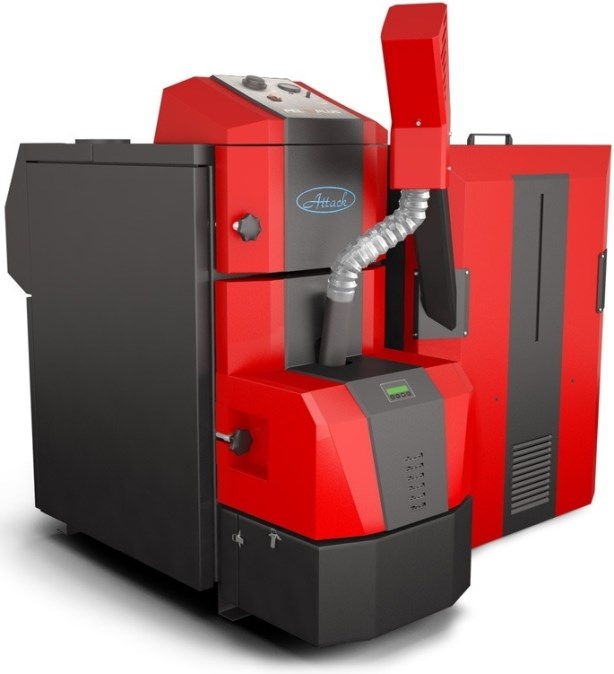 ATTACK PELLET 30 AUTOMATIC PLUS kotol na pelety 30kW, automatický