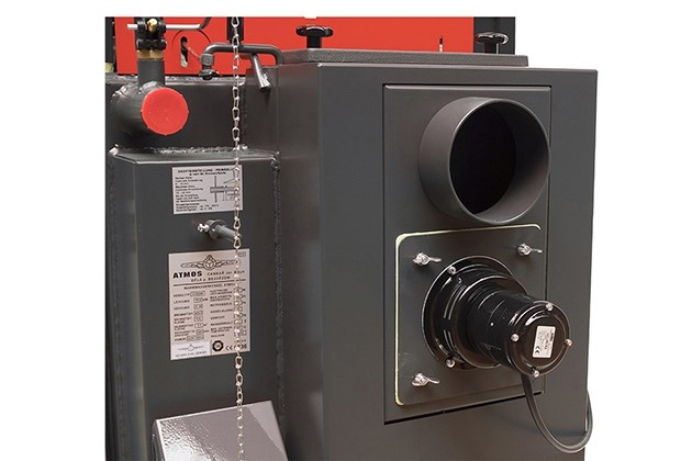 ATMOS DC 32 S kotol na drevo 35 kW, splyňovací, pravý+regulácia ACD 04