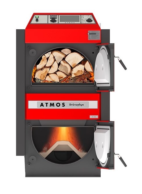ATMOS DC 25 S kotol na drevo 27 kW, splyňovací, pravý + regulácia