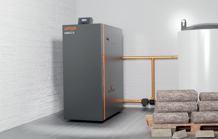 OPOP H435 EKO-D MAX kotol na drevo 35 kW, splyňovací