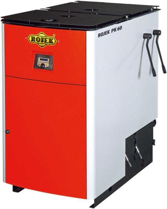 ROJEK PK 60 kotol na drevo/uhlie 60 kW, splyňovací