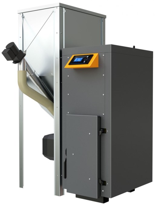 BENEKOV K14 kotol na pelety 15 kW, automatický, ľavý + regulácia S.Control