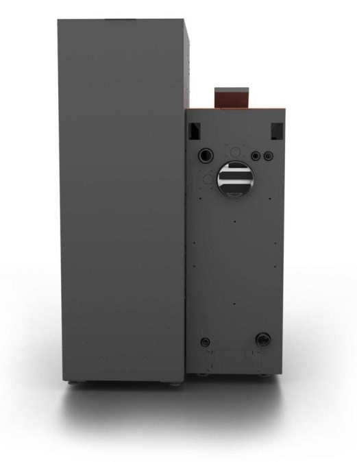 OPOP BIOPEL MINI KOMPAKT SET 21,150/V12 kotol na pelety 21 kW, automatický + násypka 150kg + horák + riadiaca jednotka V12
