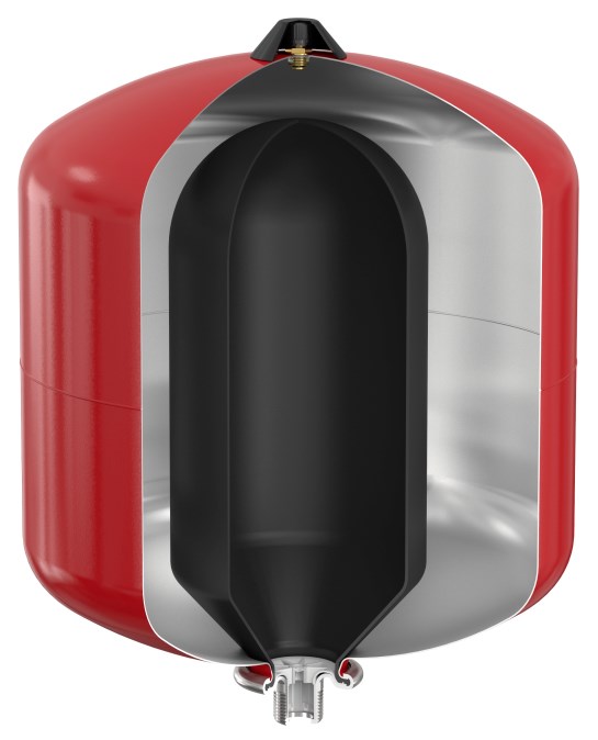 FLAMCO BASEFLEX 12 expanzná nádoba 12l, 6bar, s membránou, červená