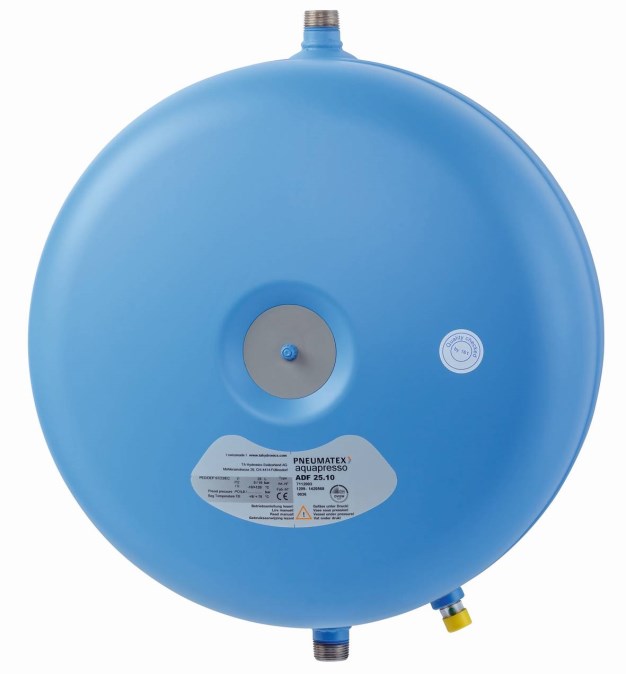 IMI PNEUMATEX AQUAPRESSO ADF 8.10 expanzná nádoba 8l, 10bar, s butylovým vakom, oceľ, modrá