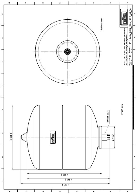 REFLEX REFIX DD 18/10 expanzná nádoba 18l, 10bar, zelená