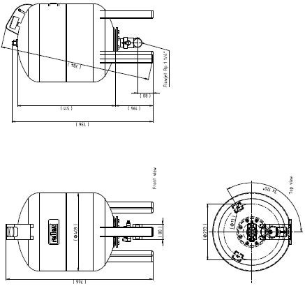 REFLEX REFIX DT60/10 expanzná nádoba 60l, 10bar, Flowjet Rp 5/4", zelená