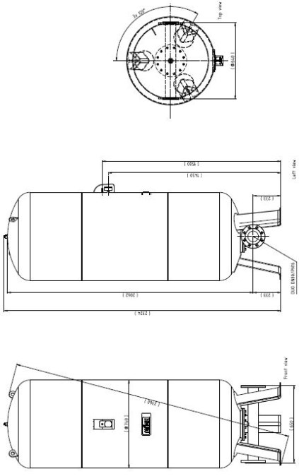 REFLEX REFIX DT 800/10 expanzná nádoba 800l, 10bar, DN80, zelená