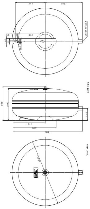 REFLEX C 12/3 expanzná nádoba 12l, 3bar, šedá
