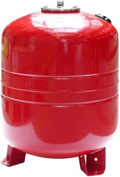 REGULUS AQUAFILL SL080 expanzná nádoba 80l pre solárne systémy, na nohách, s výmenným vakom, červená