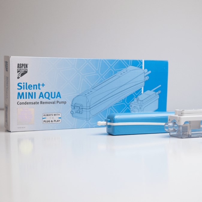 ASPEN PUMPS SILENT+MINI AQUA čerpadlo kondenzátu 35 l/h, Hmax 10 m