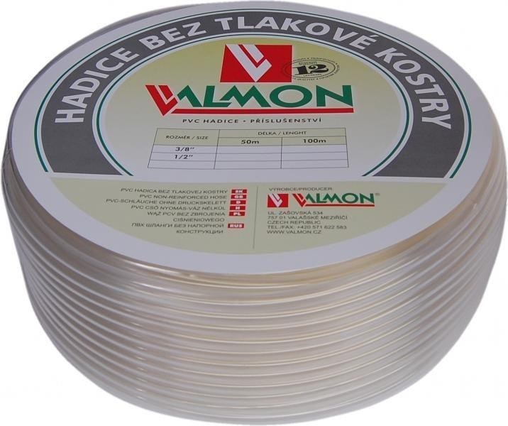 VALMON 2002 hadica na odvod kondenzátu, pr. 6 mm, dĺžka 100 m, PVC (cena za 1 m)