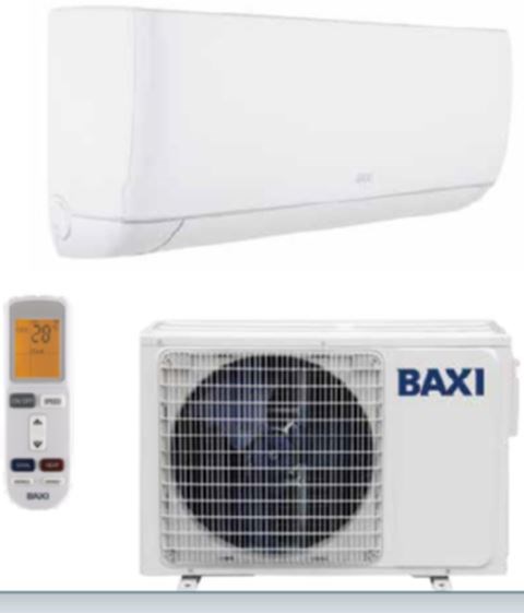 BAXI ASTRA 25 MONO SPLIT R32 vonkajšia a vnútorná jednotka klimatizácie 2,55 kW
