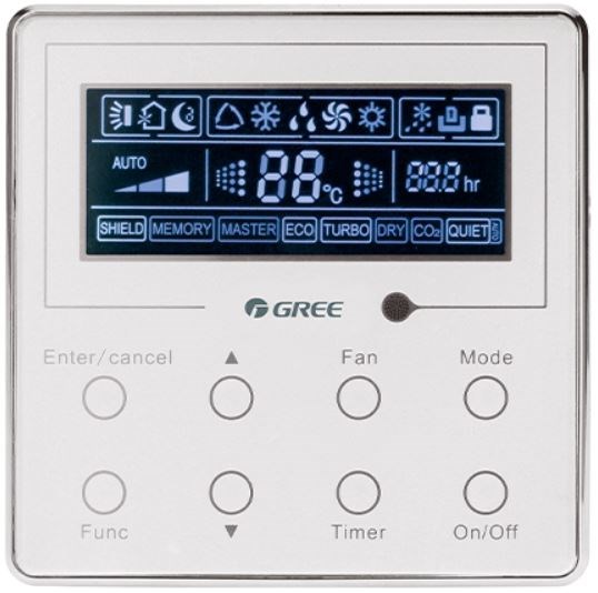 GREE FREE-MATCH vnútorná podstropne - parapetná jednotka klimatizácie 2,6 kW