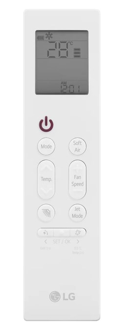 LG DUALCOOL AI AIR DELUXE vnútorná nástenná jednotka klimatizácie 3,5 kW, wifi