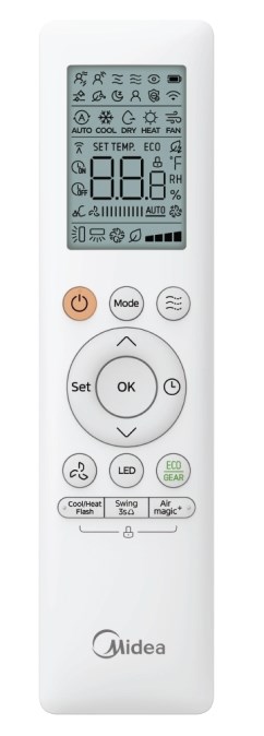 MIDEA BREEZELESS E vnútorná nástenná jednotka klimatizácie 7,1 kW, wifi